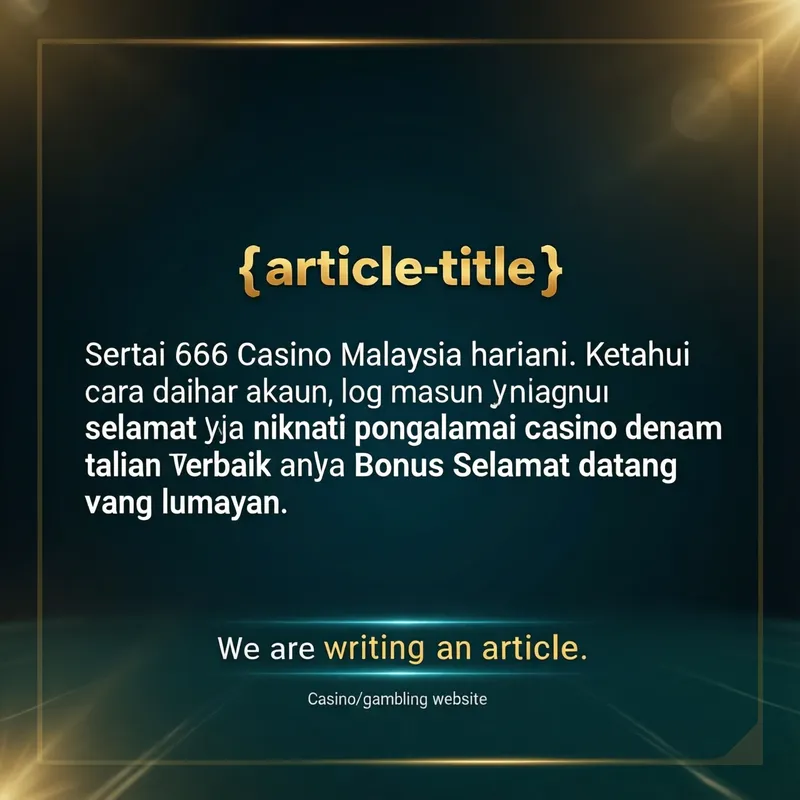 Panduan 666 Casino